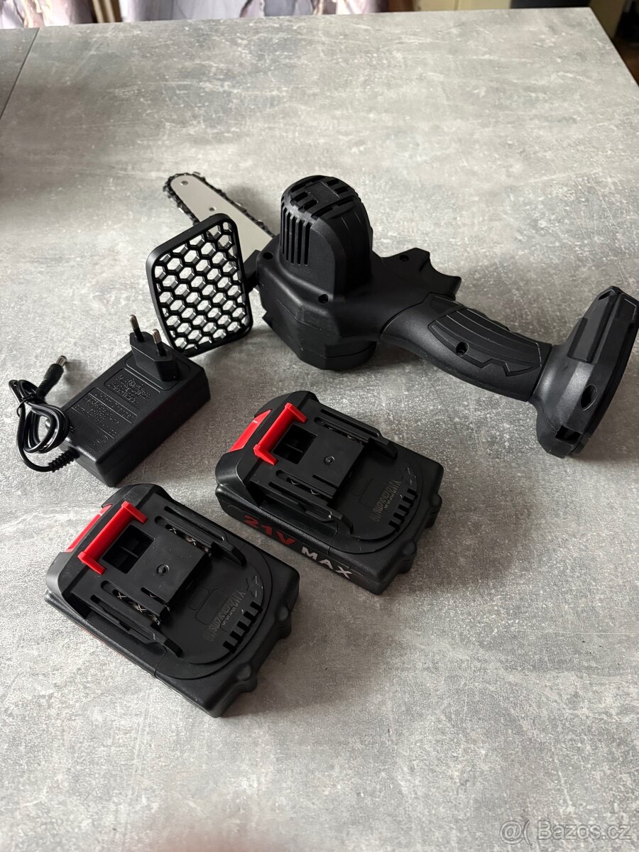 Aku řetězová pilka 6” 2x baterie - 4