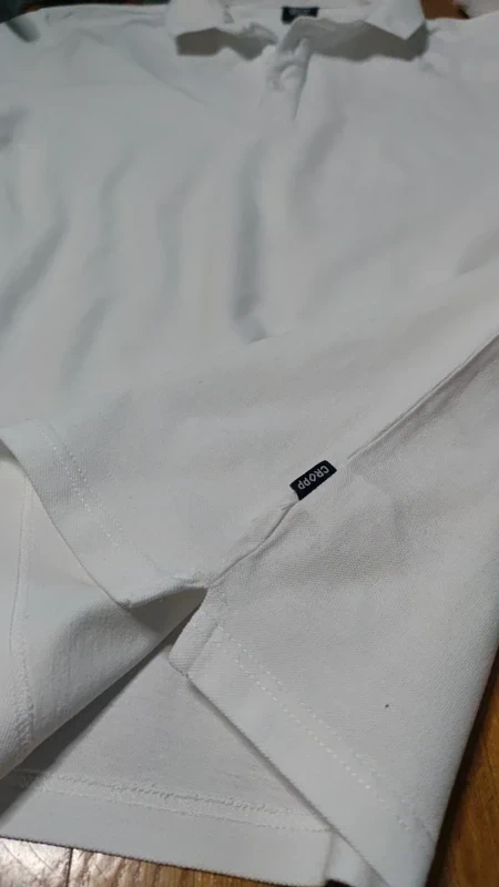 Bílé pólo triko Cropp Regular vel. S - 4