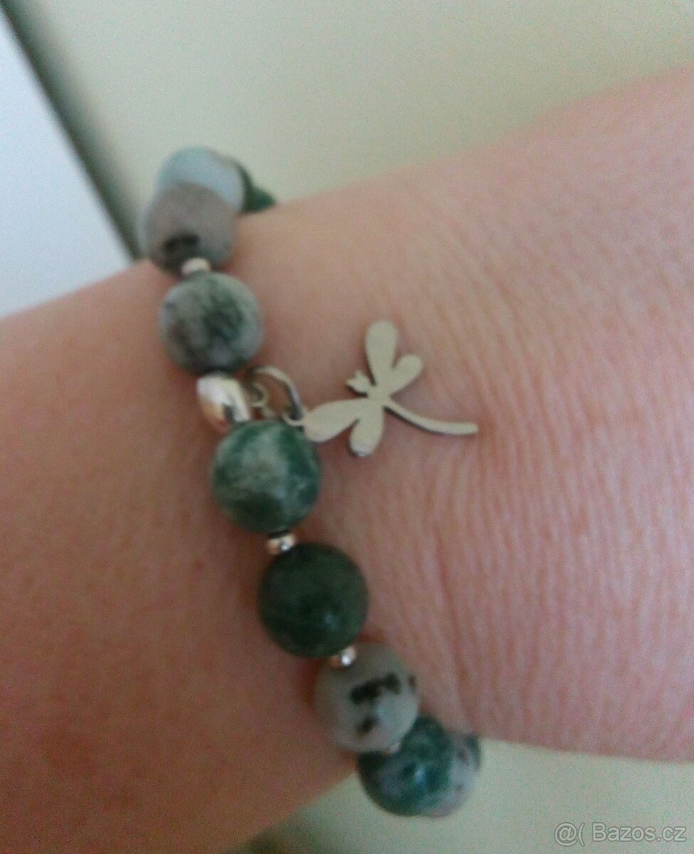 Náramek z minerálů 2 - 4