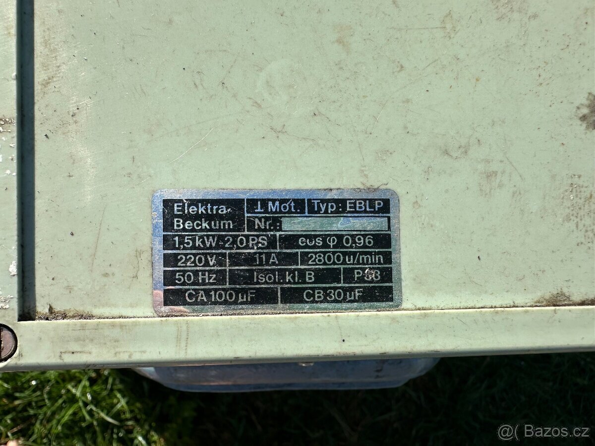 Kompresor Elektra Beckum LP 200 olejový - 4