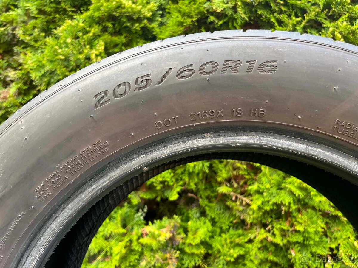 2 ks Pneu 205/60/16 Hankook letní - 4