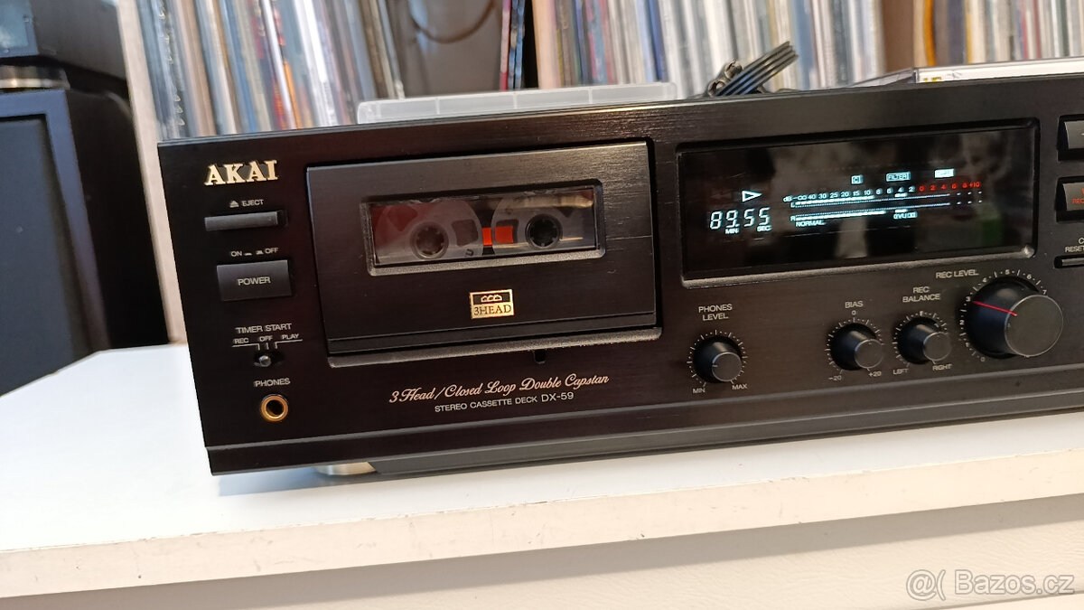 AKAI DX-59 Cassette Deck + DO/ 3Head/ Dual Capstan - 4