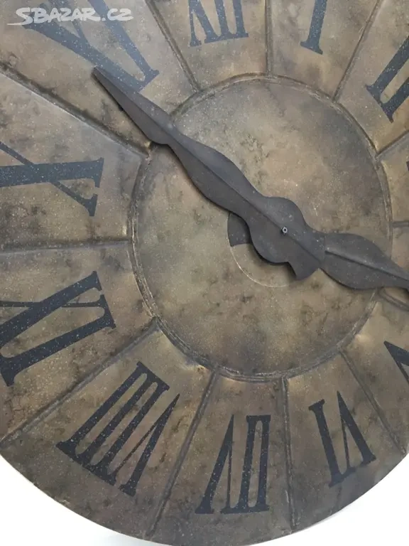 Velká designová dekorace na zeď ve tvaru hodin - 4