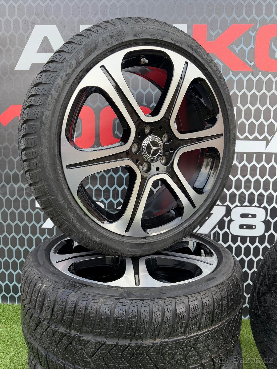 Originál alu kola Mercedes E-class 5x112 R19 zimní ZÁNOVNÍ - 4