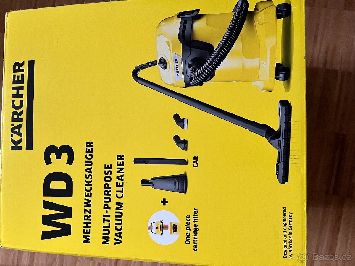 vysavač KARCHER WD 3 - nový - 4