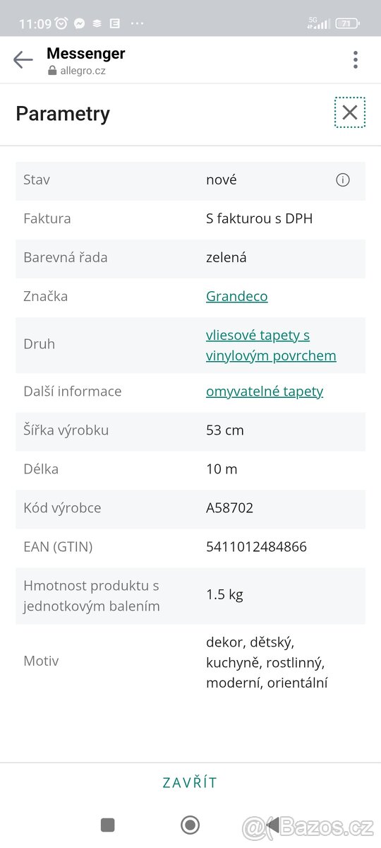 Prodám novou tapetu - 4