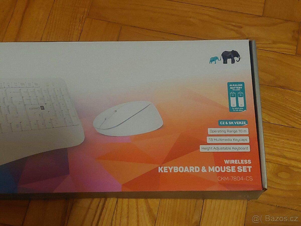 Bezdrátová klávesnice + myš - 4