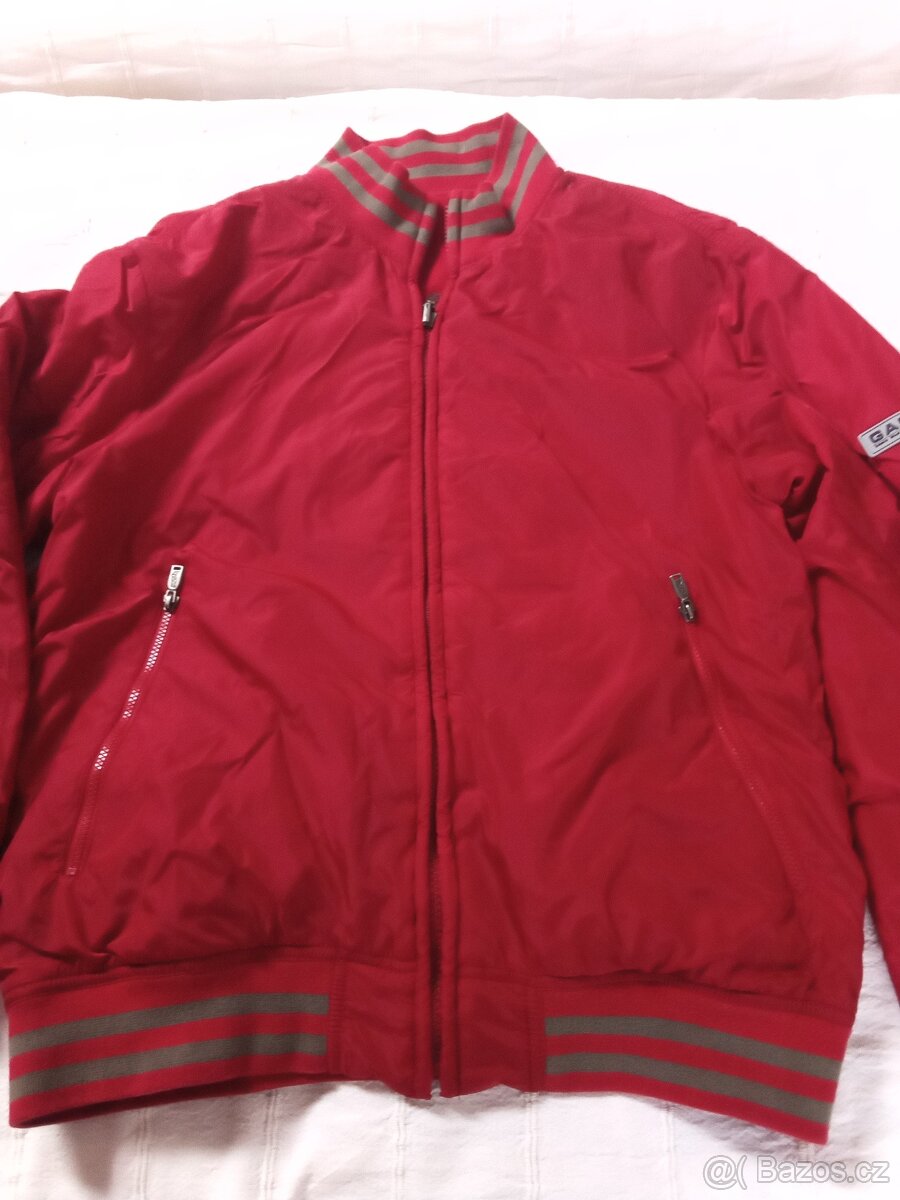 Červená podzimní bunda - 4