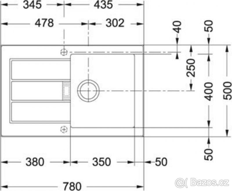 Dřez Franke Tectonite černý - 4