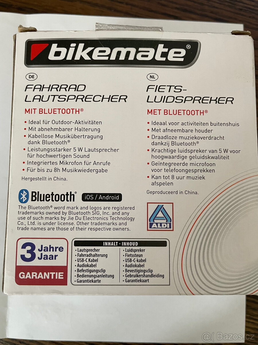 bezdrátový BT reproduktor s FM rádiem za 300,- - 4