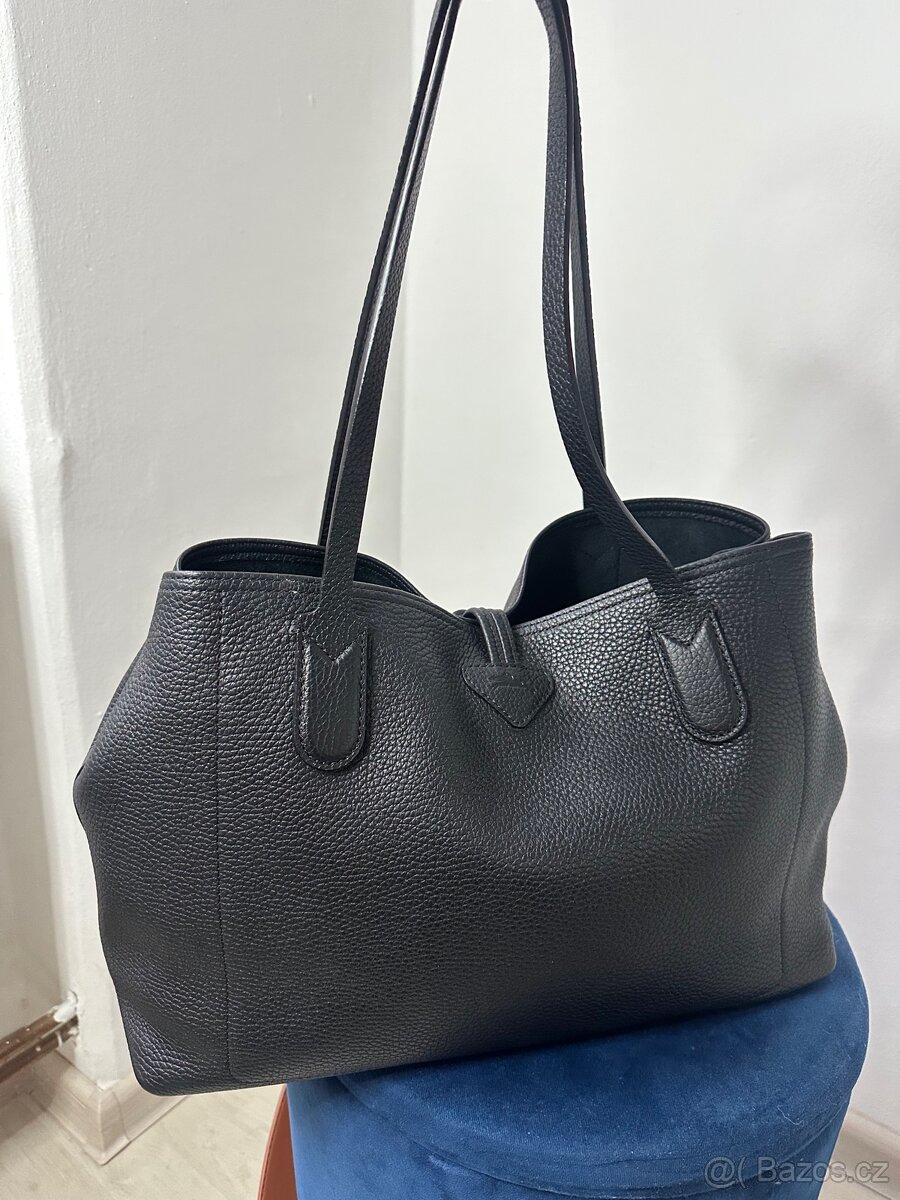 Kožena kabelka Longchamp - 4