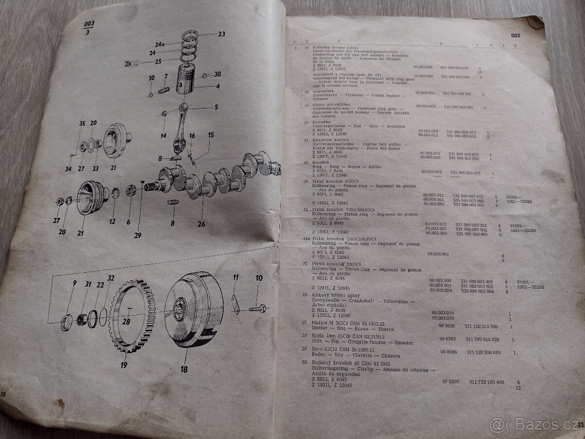ZETOR CRYSTAL, KOMBAJN E 512,KATALOGY ND - 4