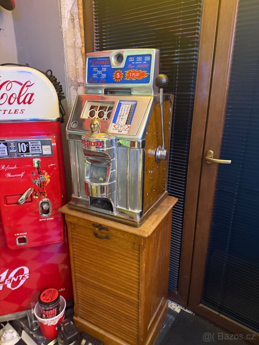 Originální výherní automat Jennings Governor 5¢ – USA 50. lé - 4