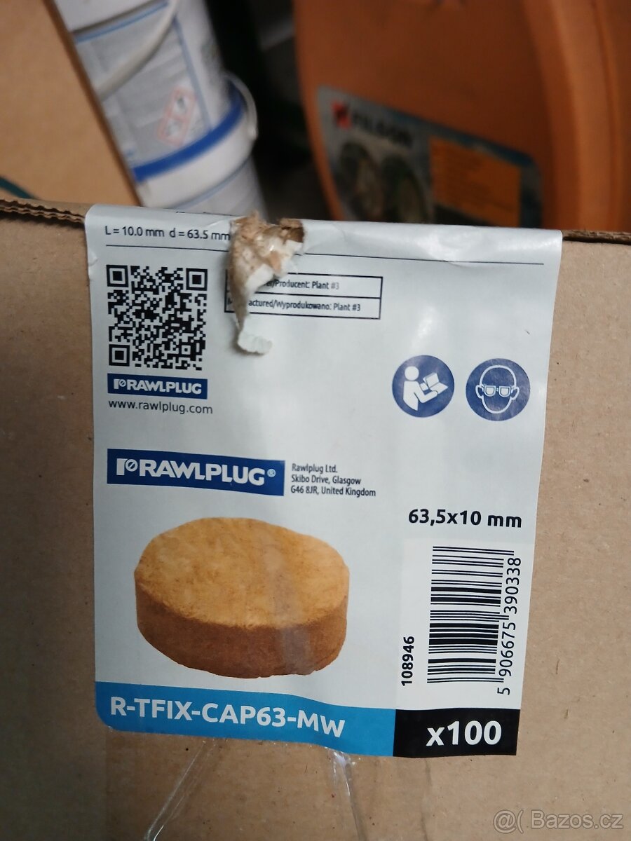 Talířové hmoždinky šroubovací, zápustné, 355mm dlouhé. - 4