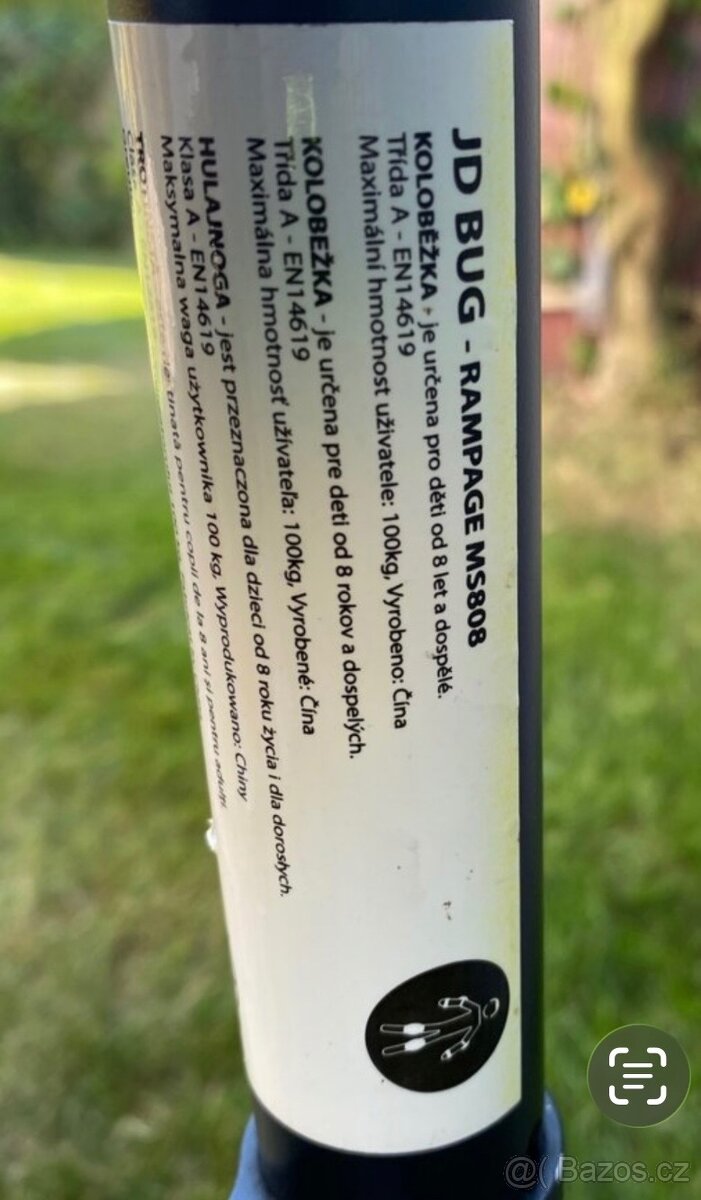 Freestyle koloběžka JD Bug Rampage - 2 ks - 4