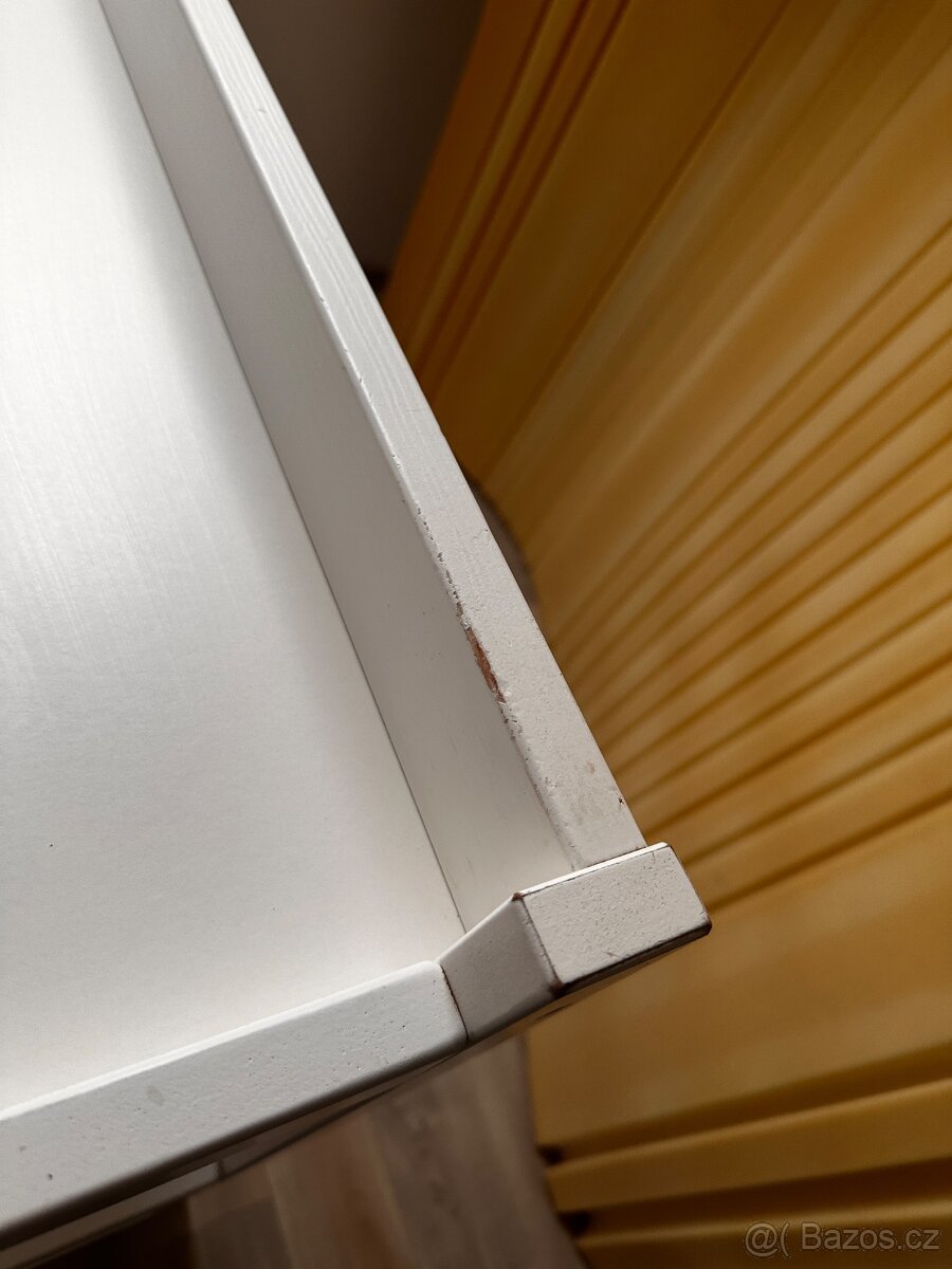 Dětský přebalovací pult, bílý - 4