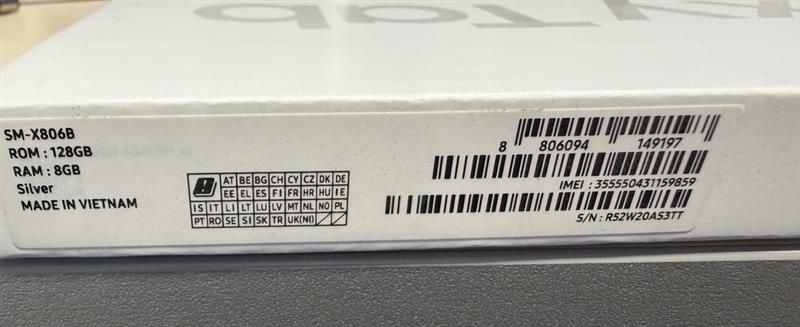 Dotykový tablet Samsung Galaxy Tab S8+5G silver - nový - 4