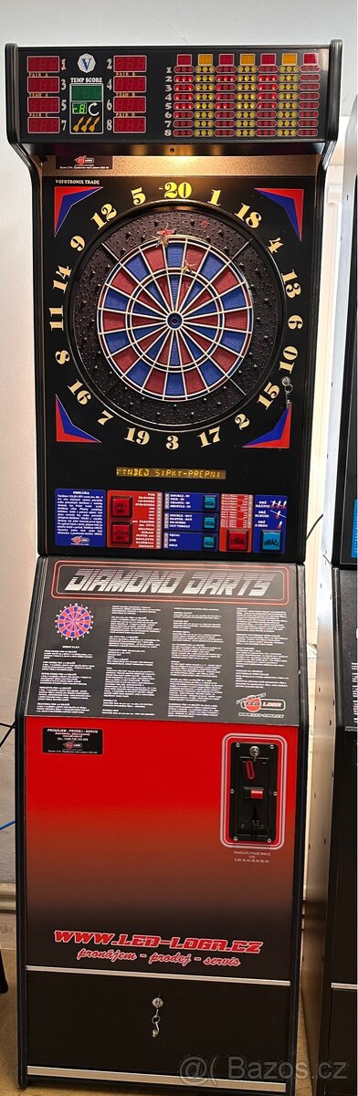 Šipkový automat, šipky, terč - 4