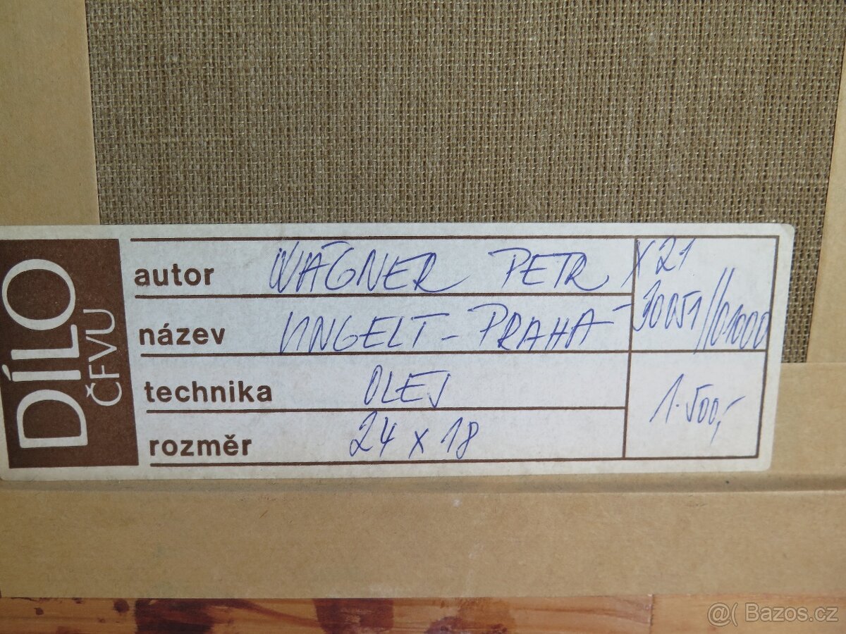 Wágner Petr Henry - olej - Ungelt Praha - 4