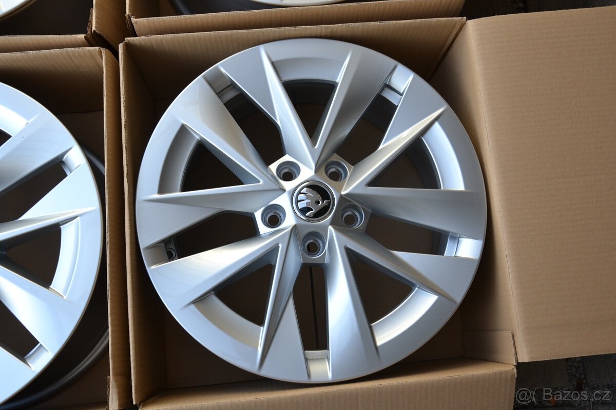 Škoda Octavia IV- 17 NOVÉ orig.ALU disky 7x17,5x112 - 4