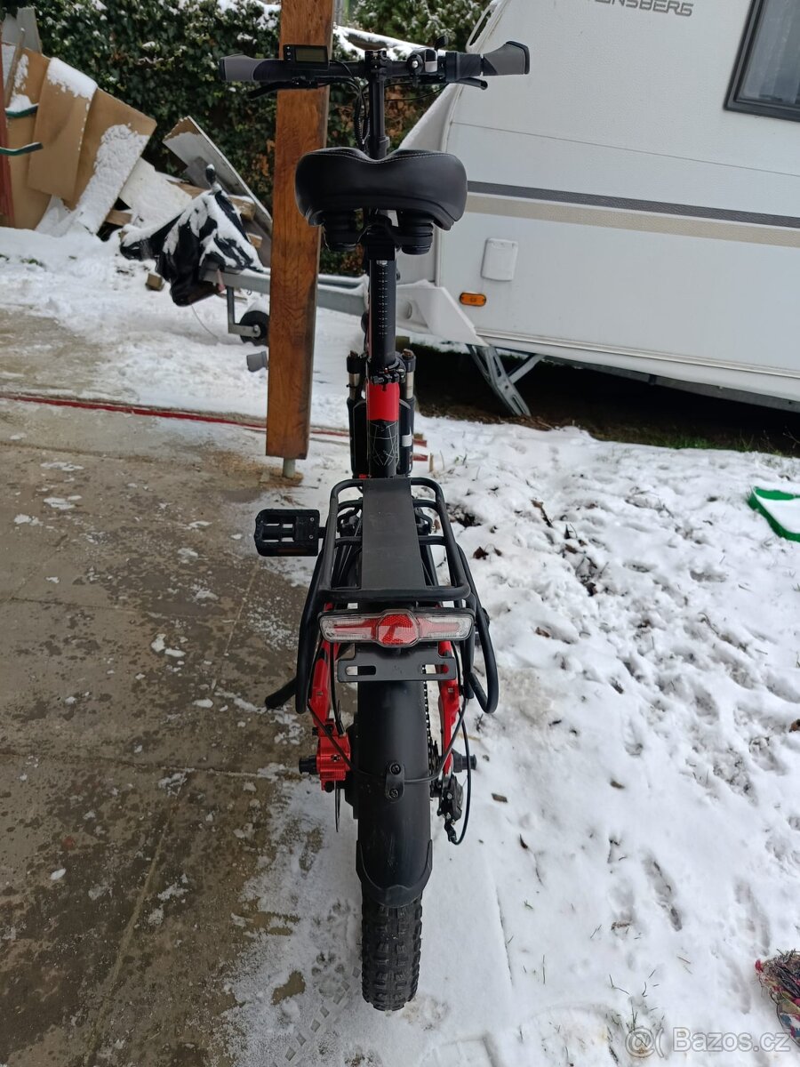 Skládací elektrokolo Lankeleisi C650 – zánovní, pouze 195 km - 4