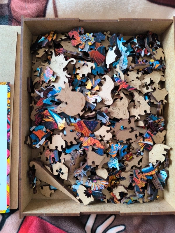 Mocný tygr - Dřevěné puzzle Woodlika - 4