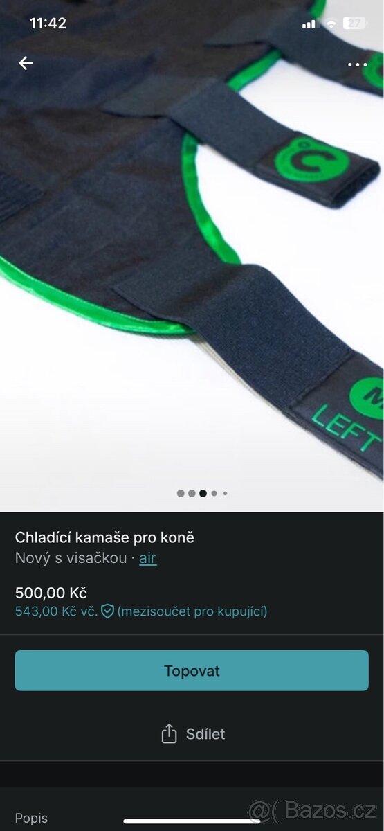 Chladící kamaše pro koně - 4