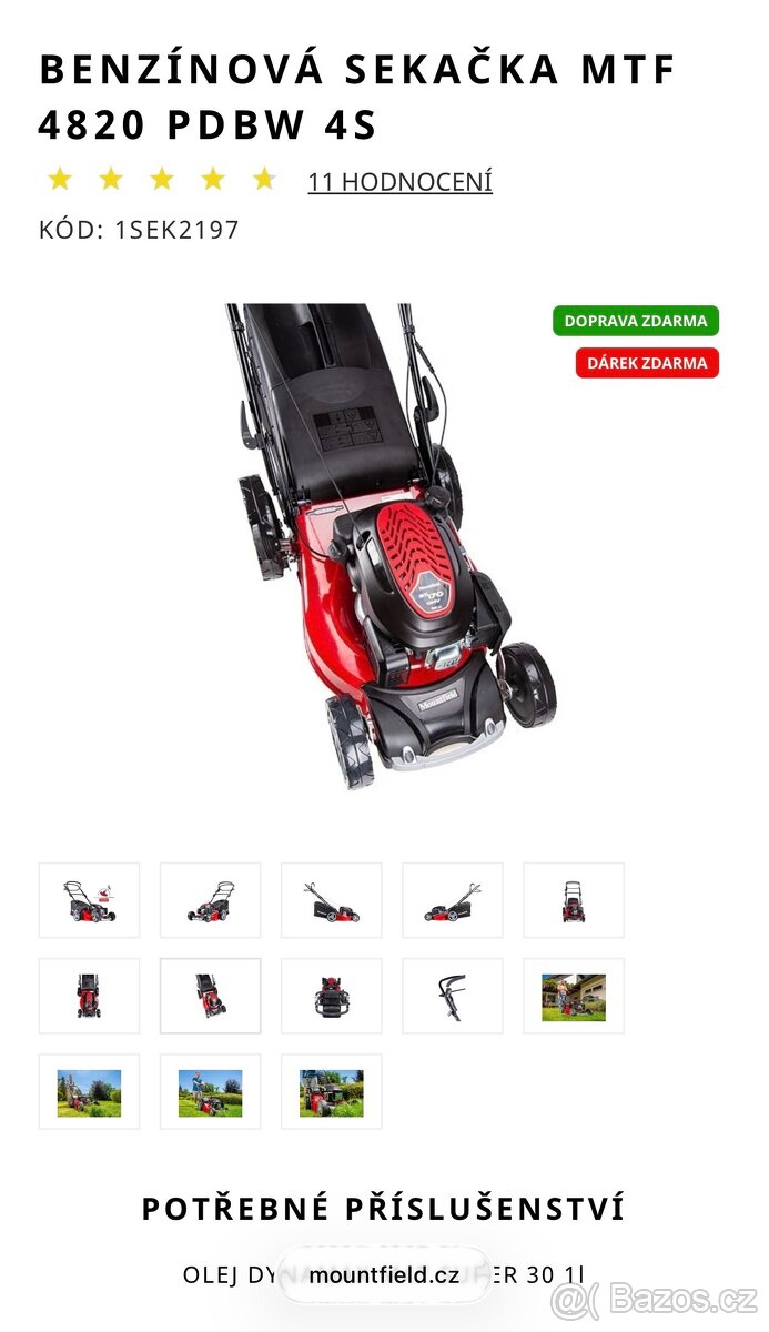 Mountfield sekačka - 4