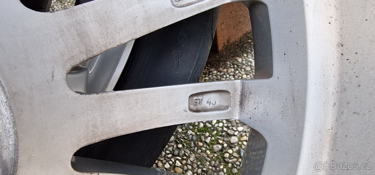 4x ALU disky 18" s pneu, použité (8Jx18EH2) - 4