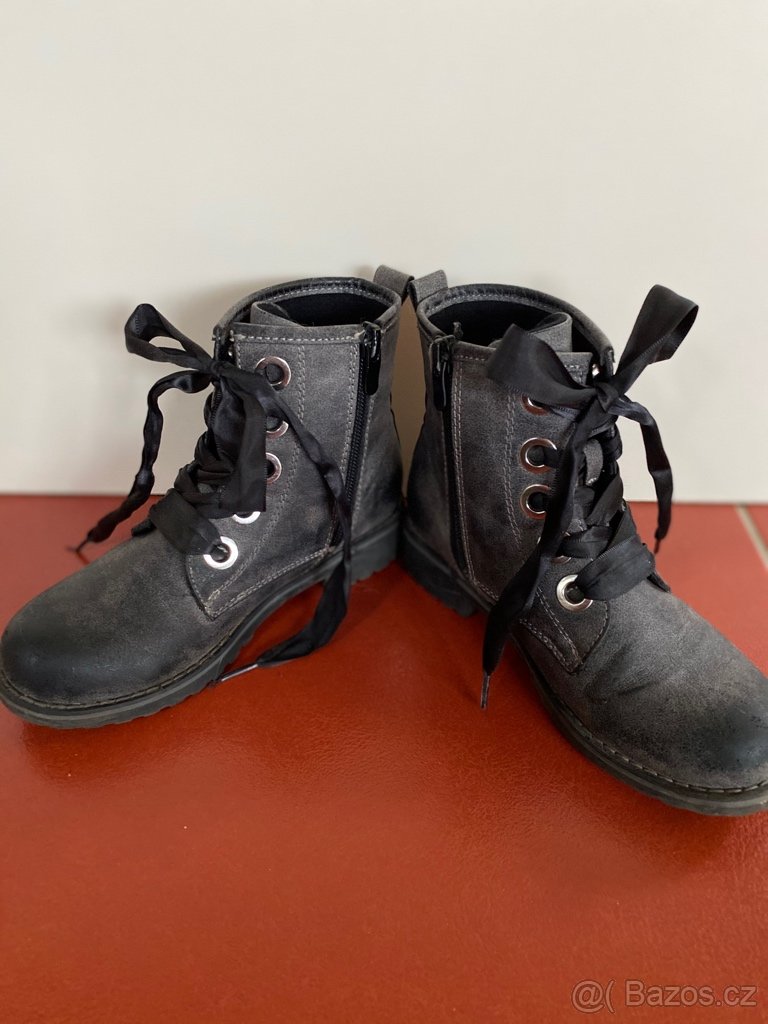 Kotníčkové boty na zip, velikost 31 - 4