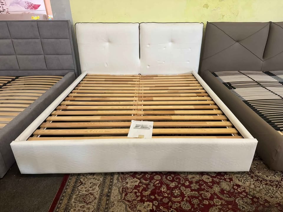 Nové Čalouněné rám postele dvoulůžko 180x200cm včetně roštů - 4