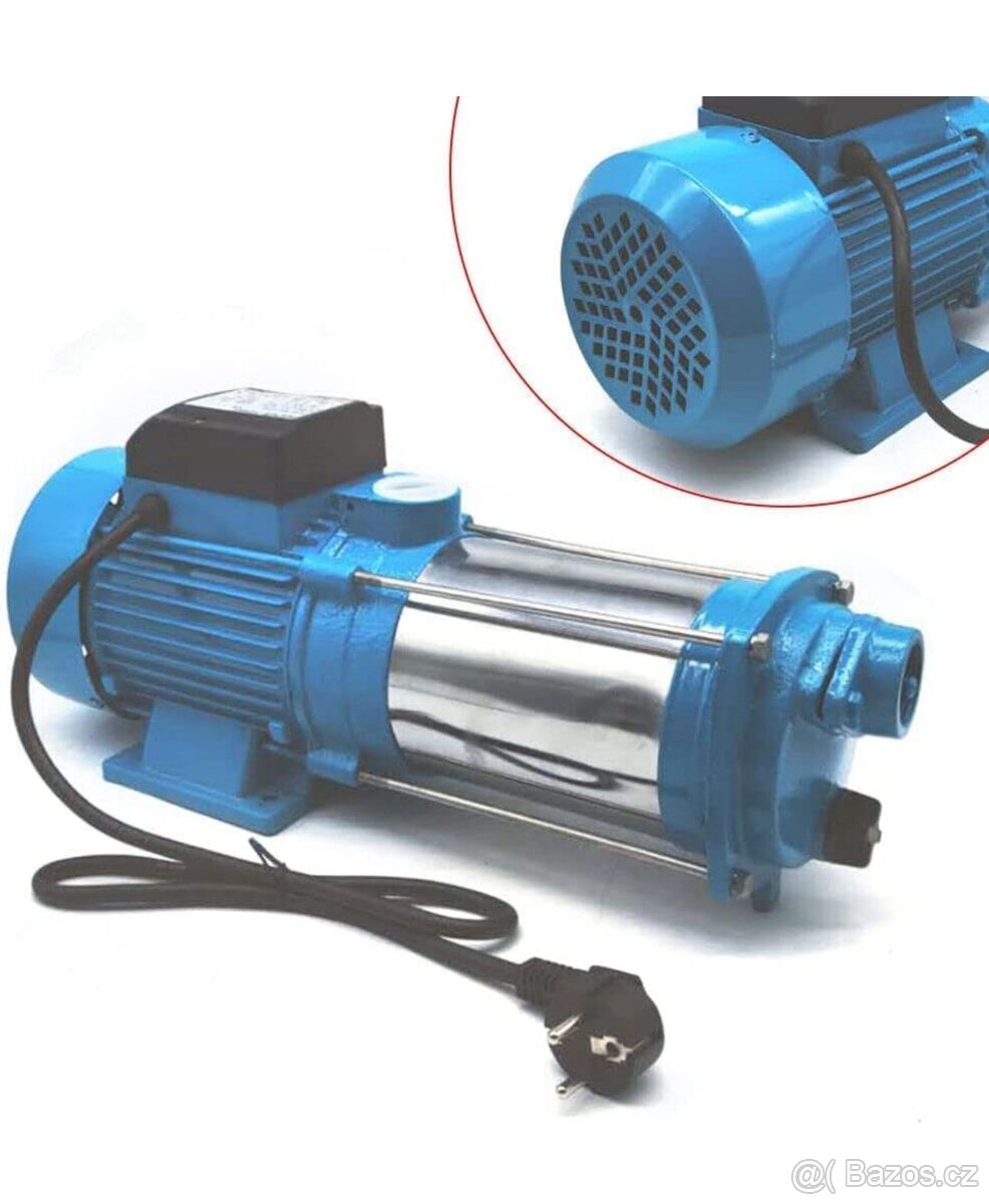 Vodní pumpa. Vodní čerpadlo 2200w, 4000 l/h, 9,8 barů - 4