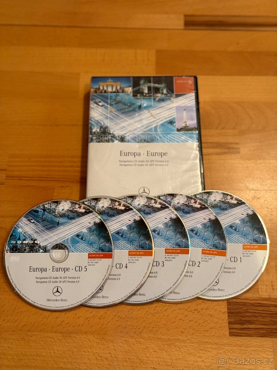 CD pro navigaci Mercedes APS 50 - 4