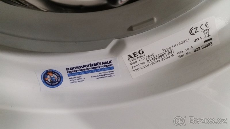 Pračka AEG LS72840, REPASOVANÁ SE ZÁRUKOU - 4