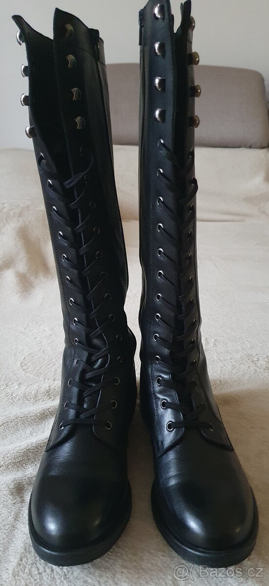 Šněrovací kozačky - 4