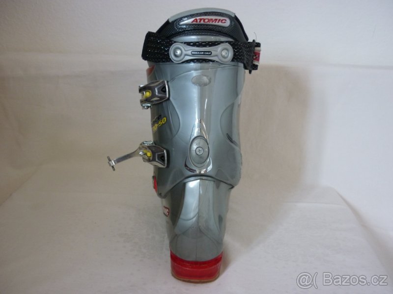 pánské červenošedé lyžařské boty ATOMIC RACE 10-50 - 4