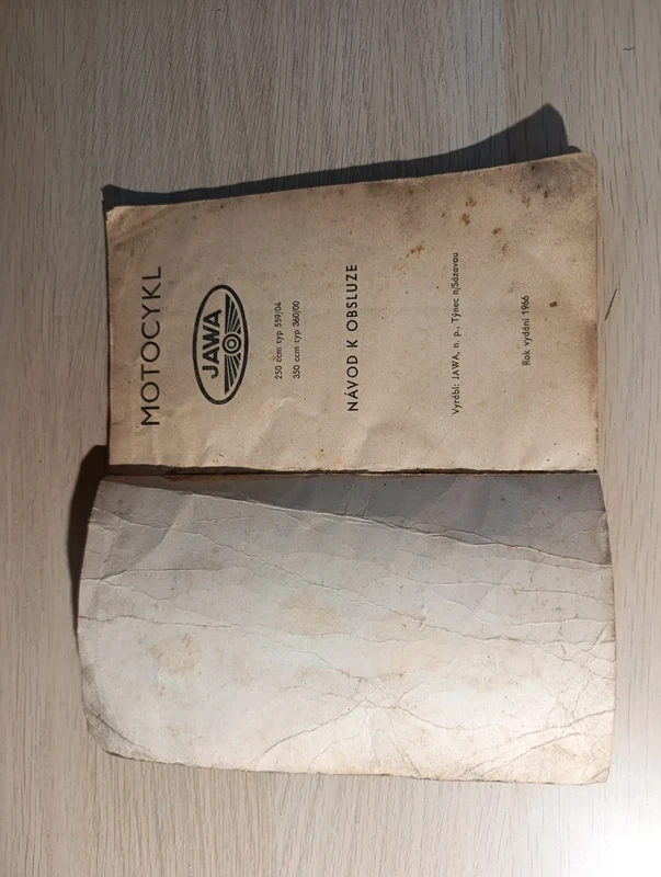 Jawa 250, 350 ccm návod k obsluze rok 1966 - 4