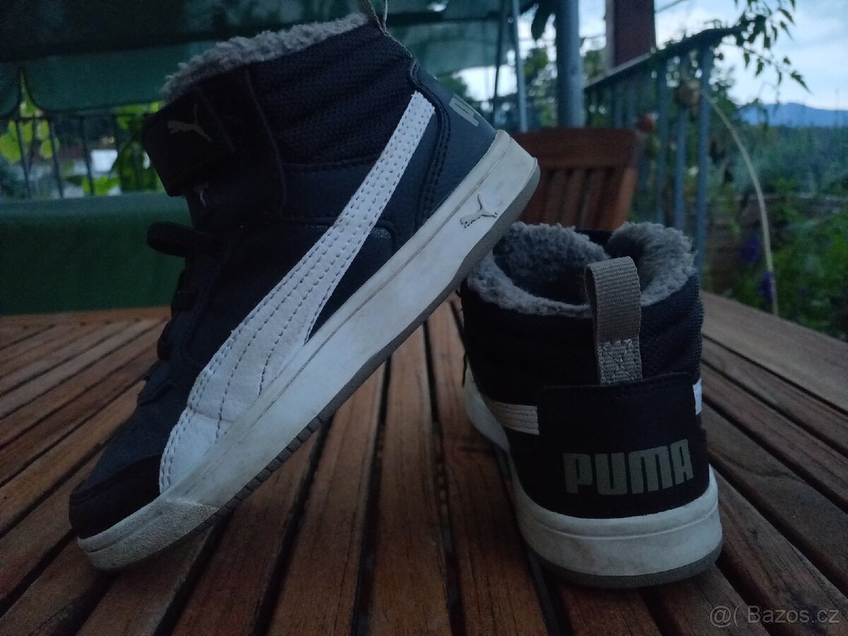 Jarní boty Puma. Vel. 31 s kožíškem. - 4