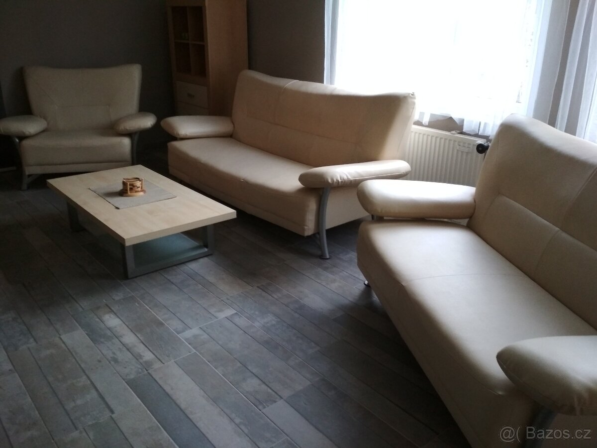 Luxusní kožená sedací souprava 3+2+1 - 4