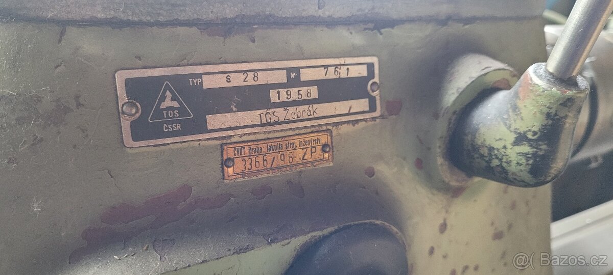 Soustruh TOS S28 Žebrák - 4