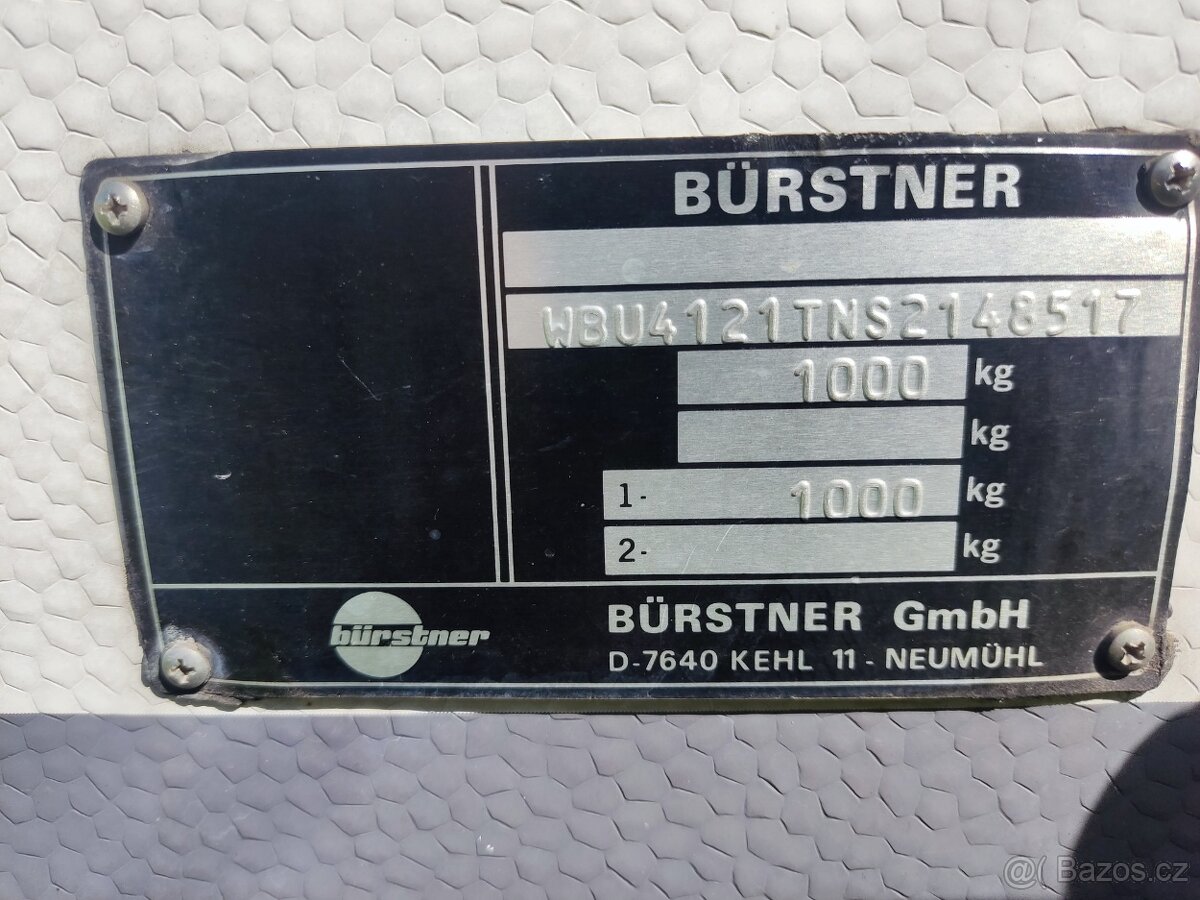 Obytný jednoosý karavan Bürstner - 4