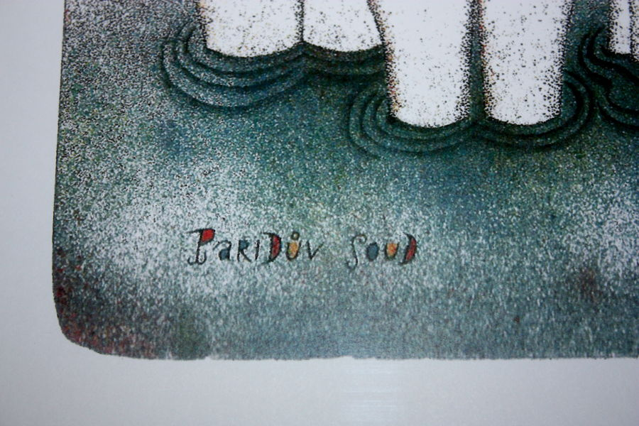 Adolf BORN, barevná serigrafie, signováno obyč. tužkou, rám - 4