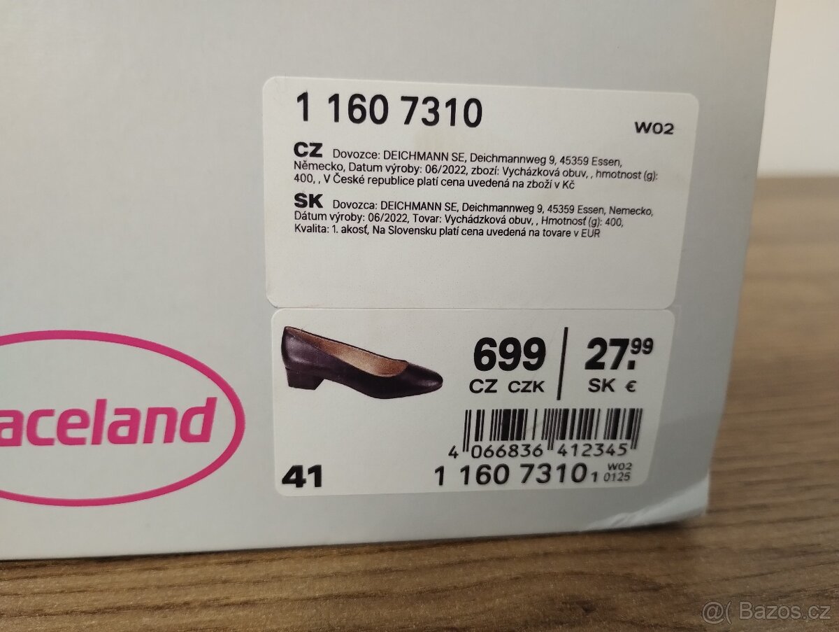 Černé lodičky 41 - 4