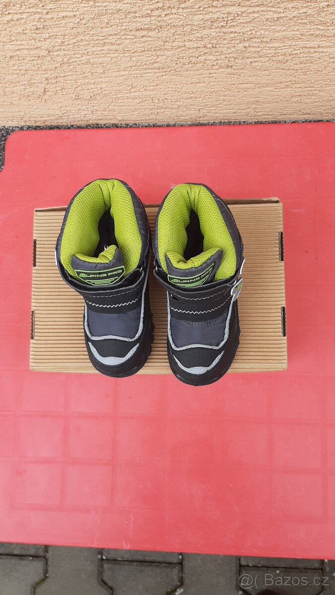 NOVÉ - Dětské zimní boty Alpine Pro vel. 22 - 4
