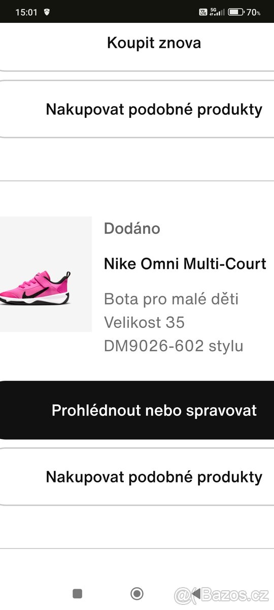 Dívčí boty Nike - vel. 35 - 4