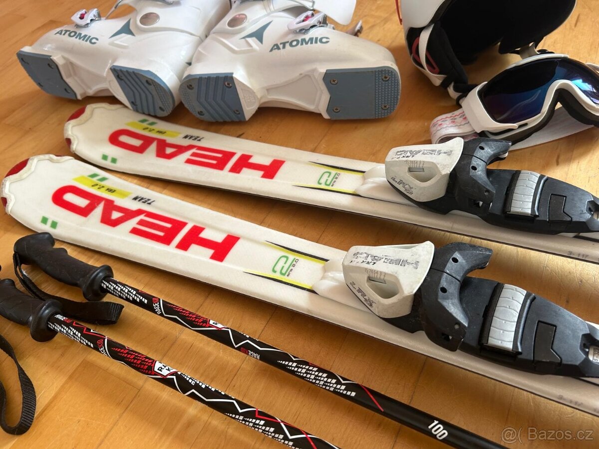 dětský lyžařský komplet pro holku - v moc hezkém stavu - 4