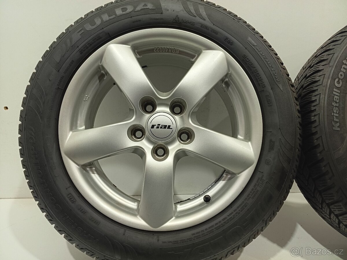 Zimní alu kola 5x112 R16 pneu 205/60/16 Fulda - 4
