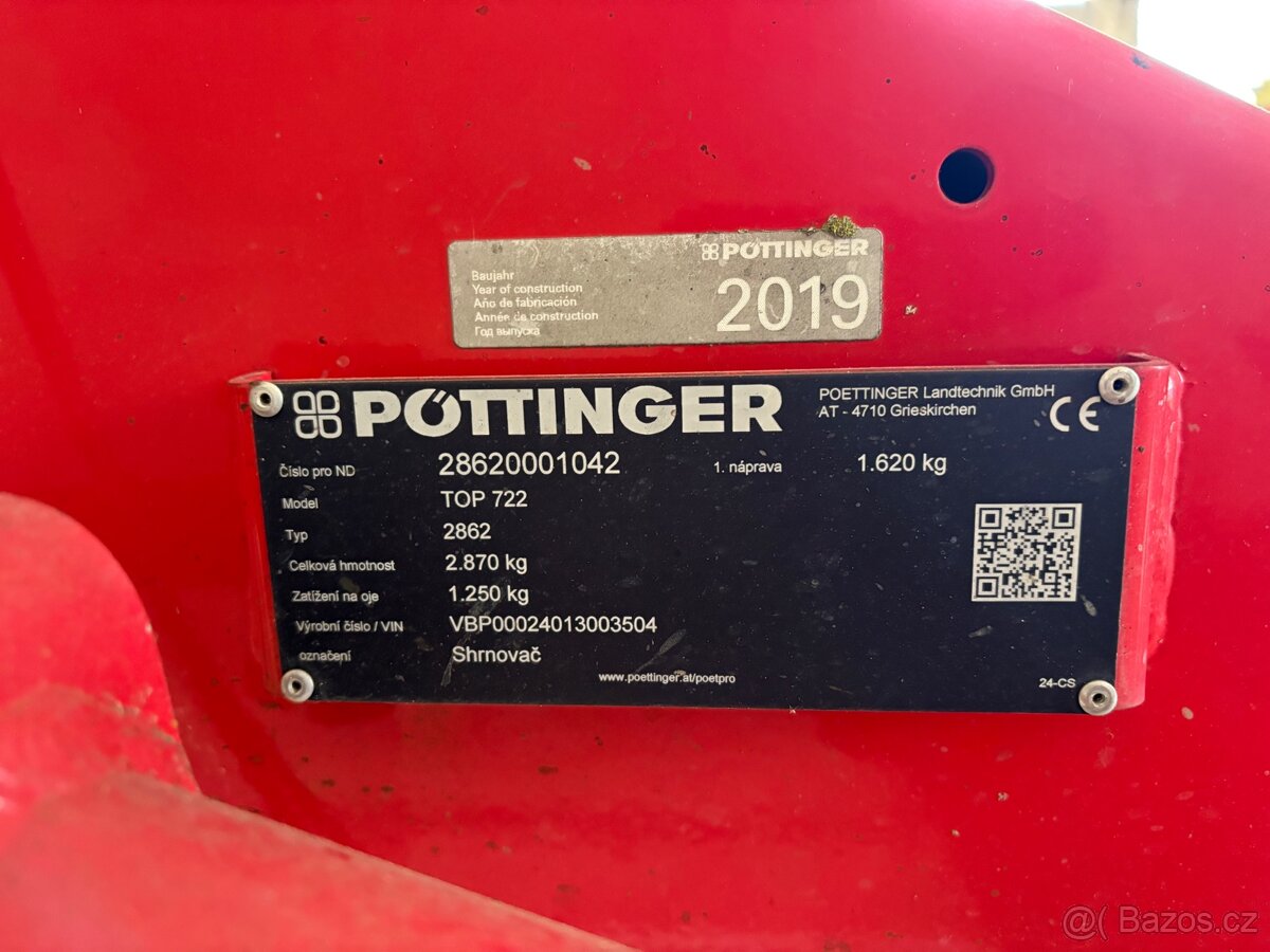 Shrnovač Pottinger Top 722 - 4