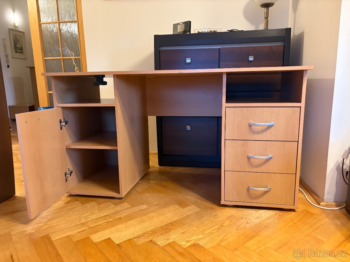 Pracovní stůl a skříňky - 4