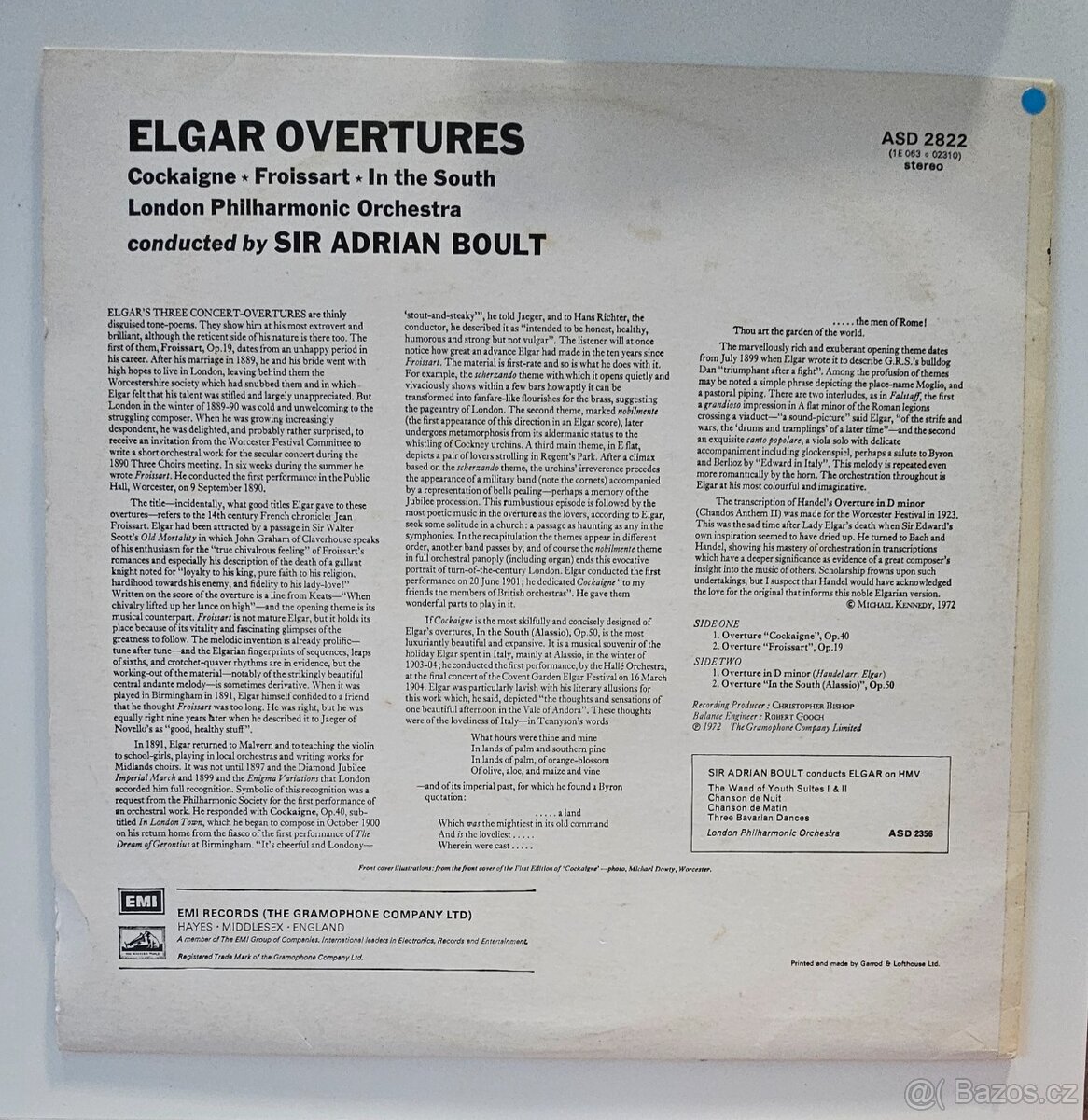 LP Elgar - Overtures - 4